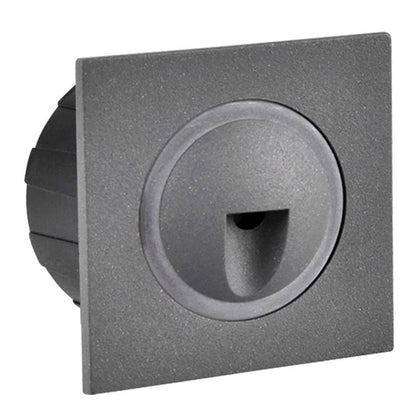 LED Trappe Belysning Polux Q3 20 lm 3 W 4000 K IP44 Indbygget Firkantet Grafit