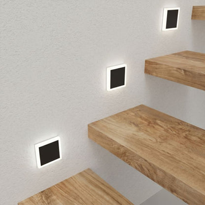 Trappe LED Milagro Evo 4000 K Sort 75x75x230 mm
