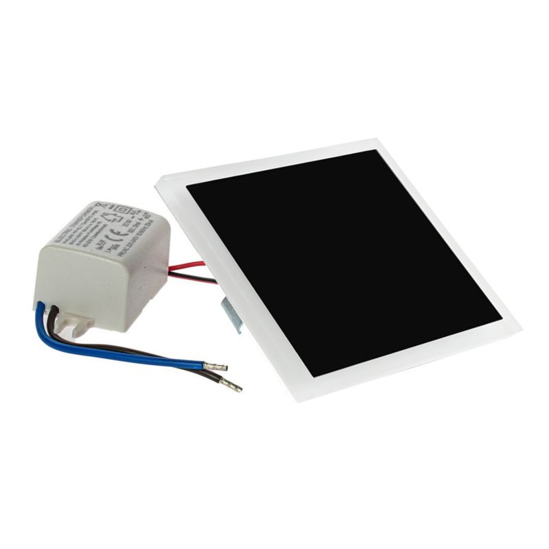 Trappe LED Milagro Evo 4000 K Sort 75x75x230 mm