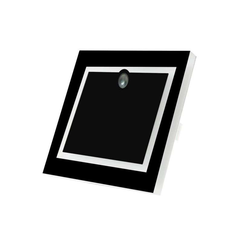 Trappelys Evra 4000 K PIR Sort 75x75x230 mm