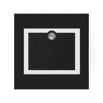 Trappelys Evra 4000 K PIR Sort 75x75x230 mm