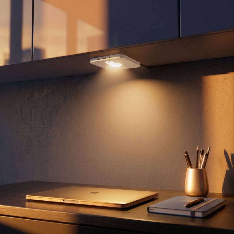 LED Trappe Belysning Stanley 75x75x90 mm Hvid