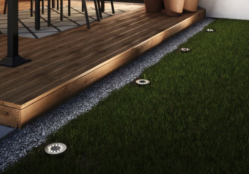 Solcellet terrassebelysning 4000 K IP65