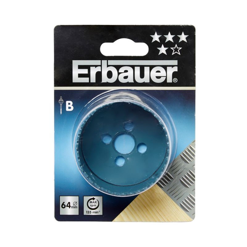 Bimetal hulsave Erbauer 64 mm