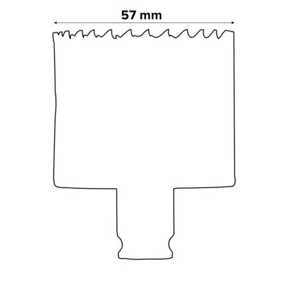 Bosch bimetal-hulsave 57 mm