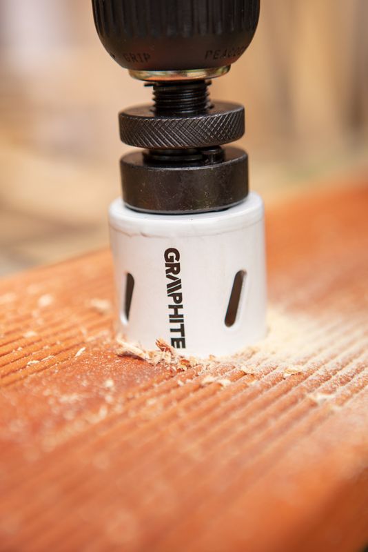 Bimetal-hulsave GRAPHITE 21 mm med progressivt tanddesign, 1 stk.