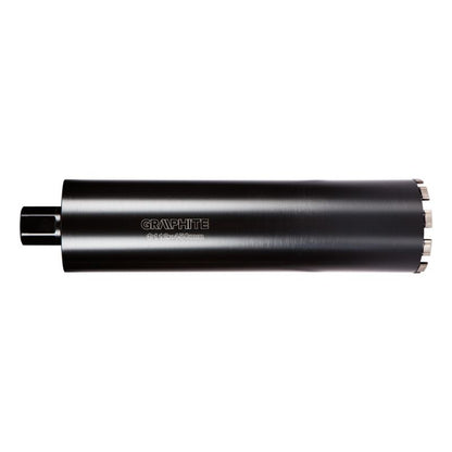 Diamantkernebor til borehammer GRAPHITE 112 x 450 mm x 10T i robust stål, 1 stk.