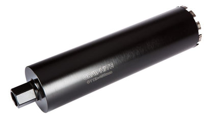 Diamantkernebor til borehammer GRAPHITE 112 x 450 mm x 10T i robust stål, 1 stk.