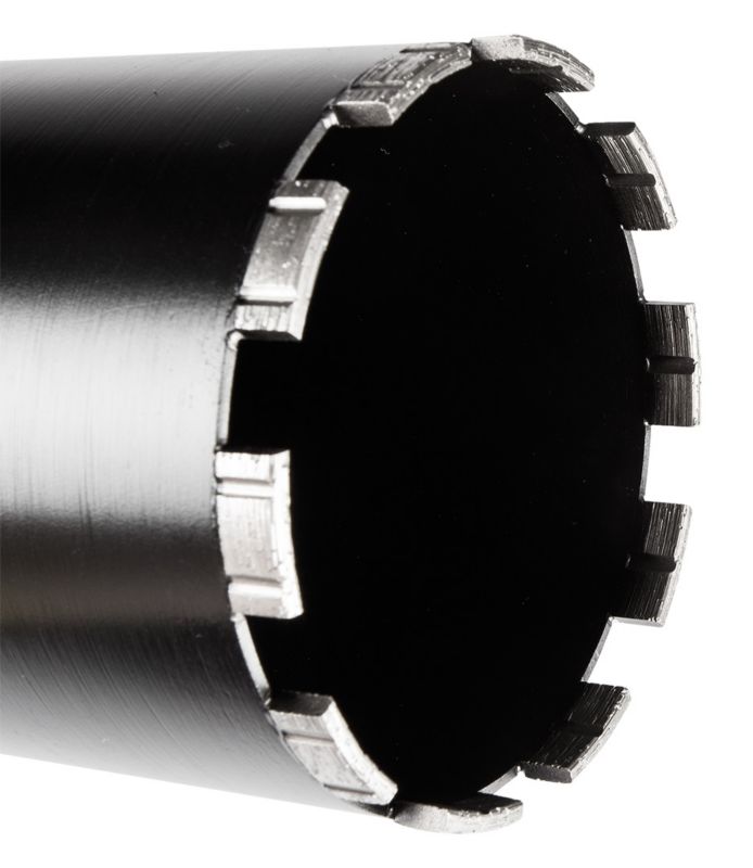 Diamantkernebor til borehammer GRAPHITE 112 x 450 mm x 10T i robust stål, 1 stk.