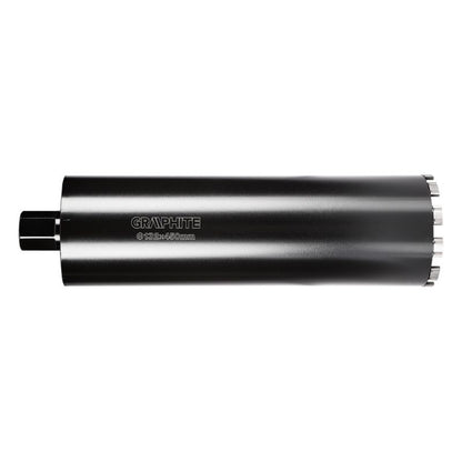 Diamantkernebor til borehammer GRAPHITE 132 x 450 mm x 11T i robust stål, 1 stk.