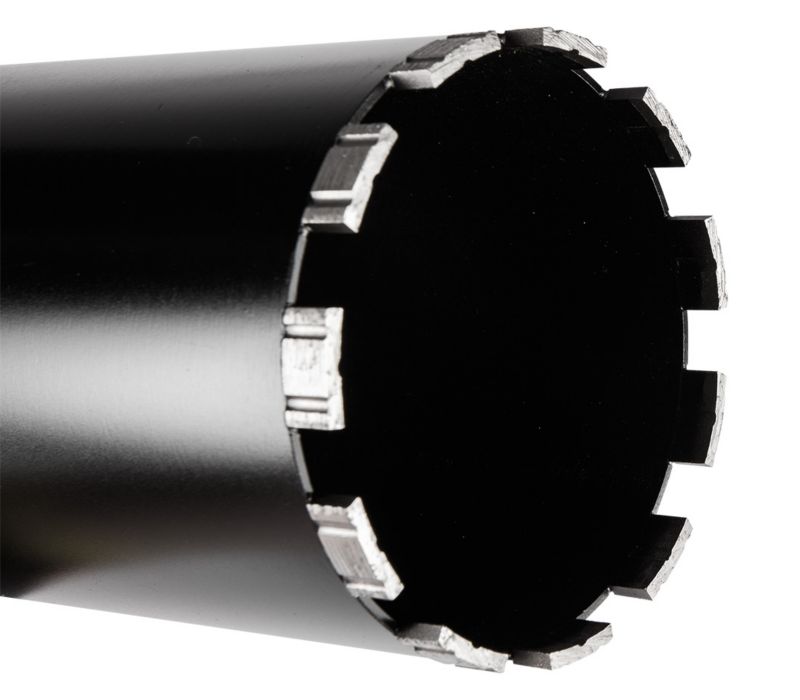 Diamantkernebor til borehammer GRAPHITE 132 x 450 mm x 11T i robust stål, 1 stk.