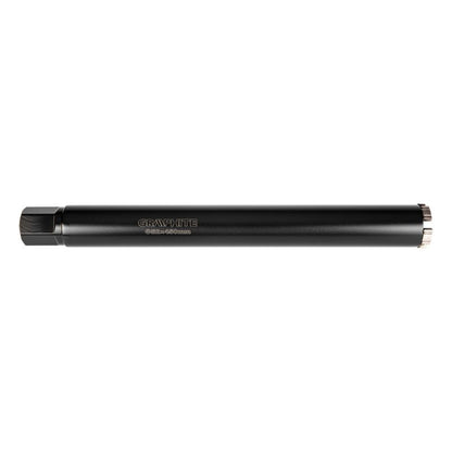 Diamantkernebor til borehammer GRAPHITE 52 x 450 mm x 5T i robust stål, 1 stk.