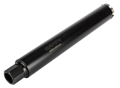Diamantkernebor til borehammer GRAPHITE 62 x 450 mm x 6T i robust stål, 1 stk.