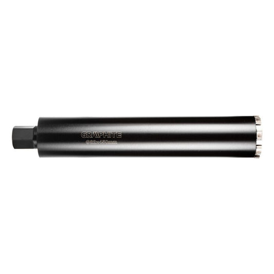 Diamantkernebor til borehammer GRAPHITE 82 x 450 mm x 8T i robust stål, 1 stk.