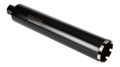 Diamantkernebor til borehammer GRAPHITE 82 x 450 mm x 8T i robust stål, 1 stk.