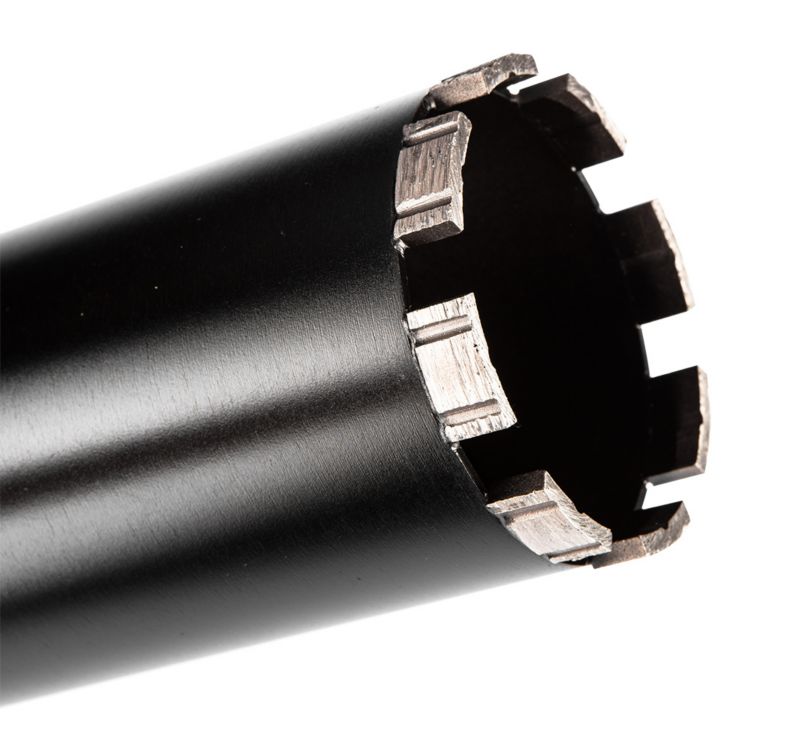 Diamantkernebor til borehammer GRAPHITE 82 x 450 mm x 8T i robust stål, 1 stk.