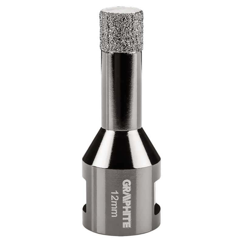 Diamantkernebor GRAPHITE 12 mm med M14-gevind, 1 stk.