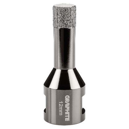 Diamantkernebor GRAPHITE 12 mm med M14-gevind, 1 stk.