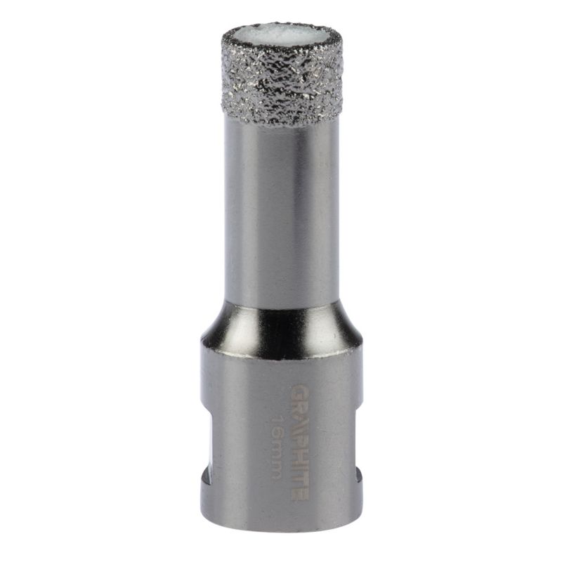 Diamantkernehulbor GRAPHITE 16 mm med M14 gevind, 1 stk.