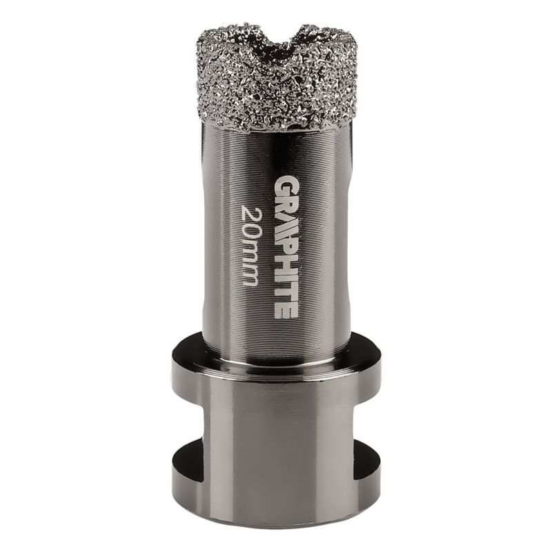 Diamantkernebor GRAPHITE 20 mm med gevind M14, 1 stk.