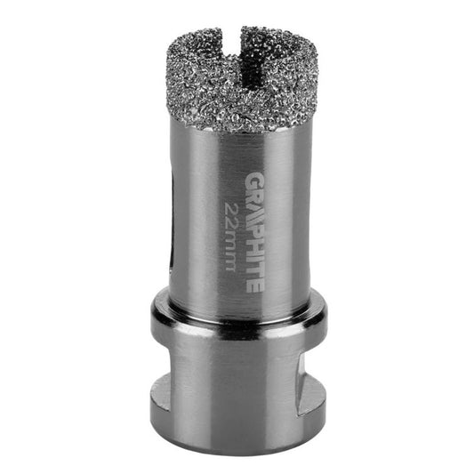 Diamantkernebor GRAPHITE 22 mm med gevind M14, 1 stk.