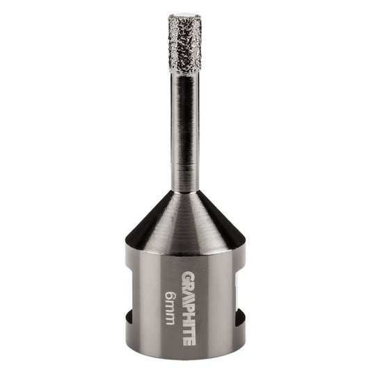 Diamantkernebor GRAPHITE 6 mm med M14-gænger, 1 stk.