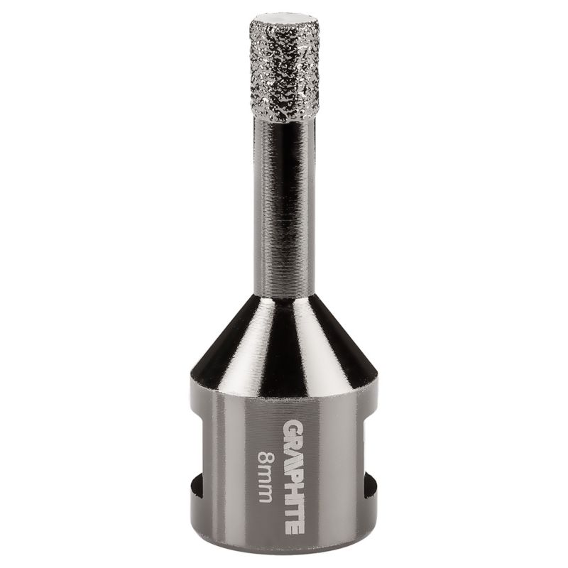 Diamantkernebor GRAPHITE 8 mm med M14-gevind, 1 stk.