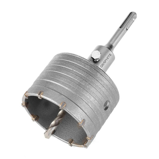 GRAPHITE hårdmetal-hulsave 85 mm med SDS+ adapter, 1 stk.