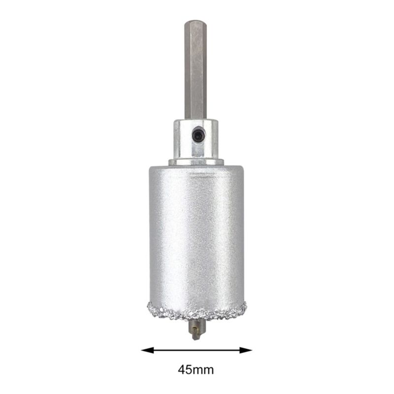 Hulbor med hårdmetalspids Mac Allister HEX 45 mm