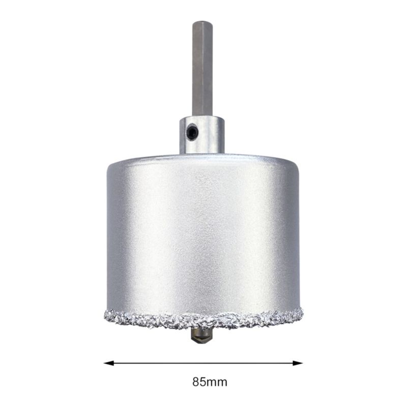Hulsave med hårdmetalspids Mac Allister HEX 85 mm