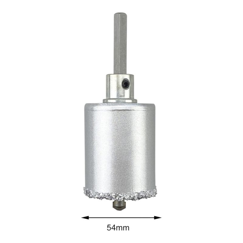 Hulsave med hårdmetalspids Mac Allister HEX x 54 mm