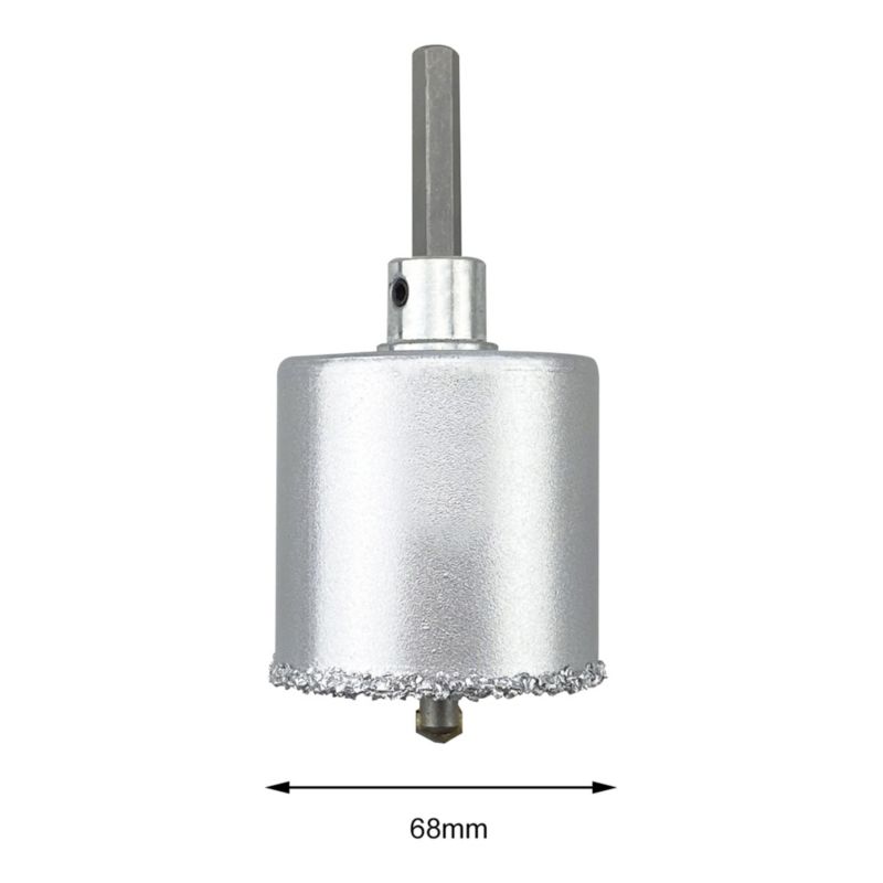 Borhulssav med hårdmetalspids Mac Allister HEX x 68 mm
