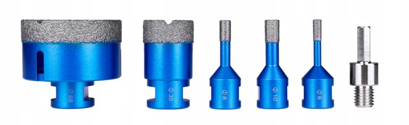Techtool diamantbor-sæt M14 5 stk. 6-68 mm 1 sæt