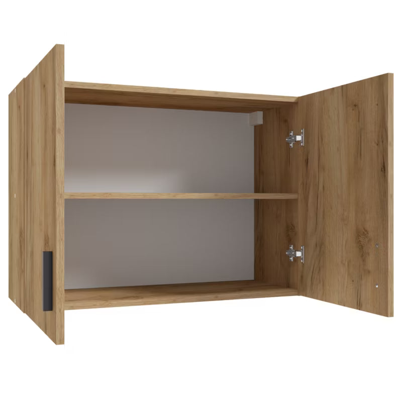 Overskab Luna 80 cm 2-Dørs Gylden Eg