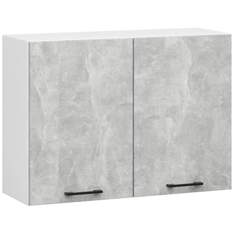 Overskab Oliwia W80 80x30 cm Hvid Beton Mat