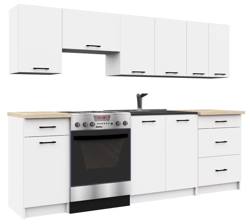 Overskab W80 80x30 cm Hvid Mat