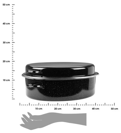 Ovnfast Fad 11,2 L 42x32 cm Sort