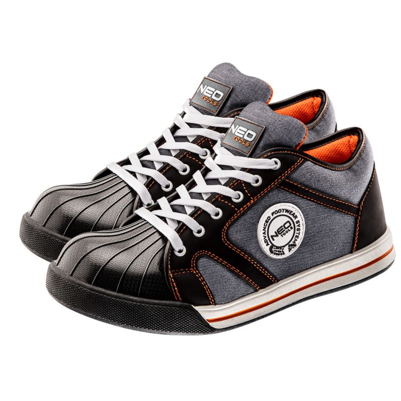 NEO TOOLS arbejdssko i størrelse 39, grå-sort, 1 par