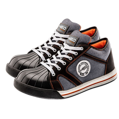 NEO TOOLS arbejdssko i størrelse 39, grå-sort, 1 par