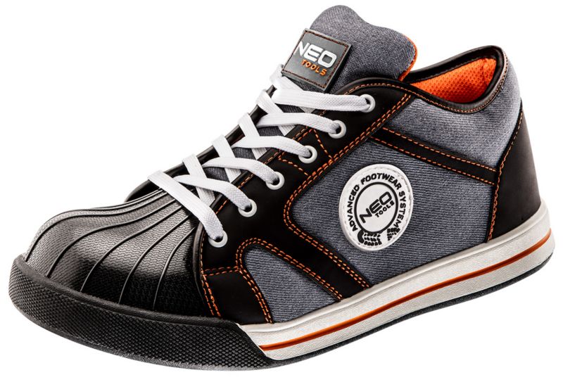 NEO TOOLS arbejdssko i størrelse 39, grå-sort, 1 par