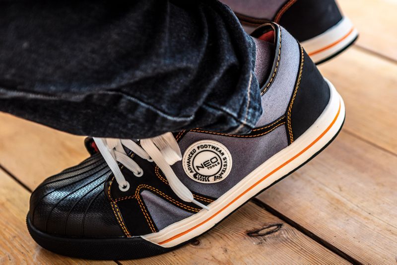 NEO TOOLS arbejdssko i størrelse 39, grå-sort, 1 par