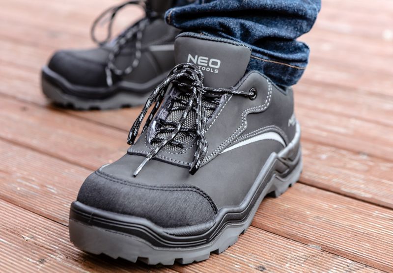 NEO TOOLS S3L SR FO sikkerhedssko, størrelse 42, sort, 1 par