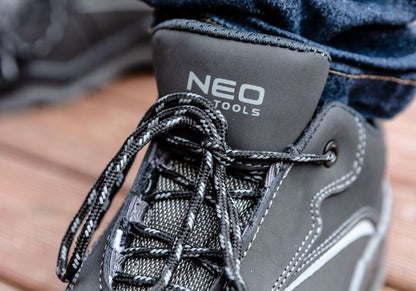 NEO TOOLS S3L SR FO sikkerhedssko, størrelse 42, sort, 1 par