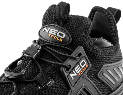 NEO TOOLS sikkerhedssko i størrelse 43, sort, 1 par