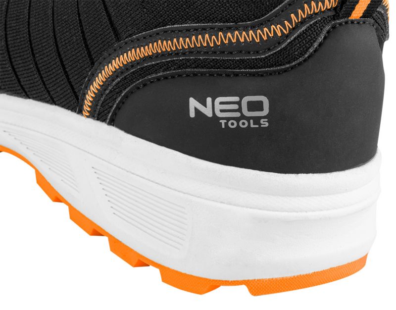 NEO TOOLS arbejdssko halvhøje, størrelse 46, sorte, 1 par