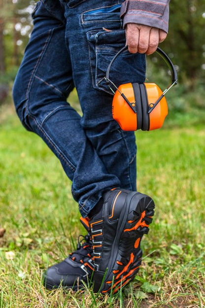 NEO TOOLS professionelle sikkerhedssko, størrelse 44, sort, 1 par