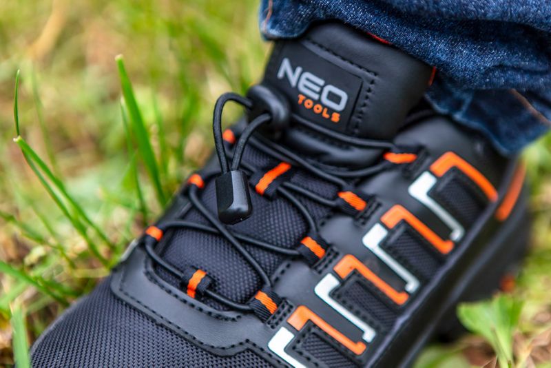 NEO TOOLS professionelle sikkerhedssko, størrelse 44, sort, 1 par