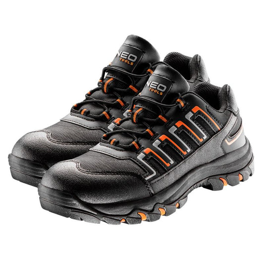 NEO TOOLS professionelle arbejdssko, størrelse 45, sort, 1 par