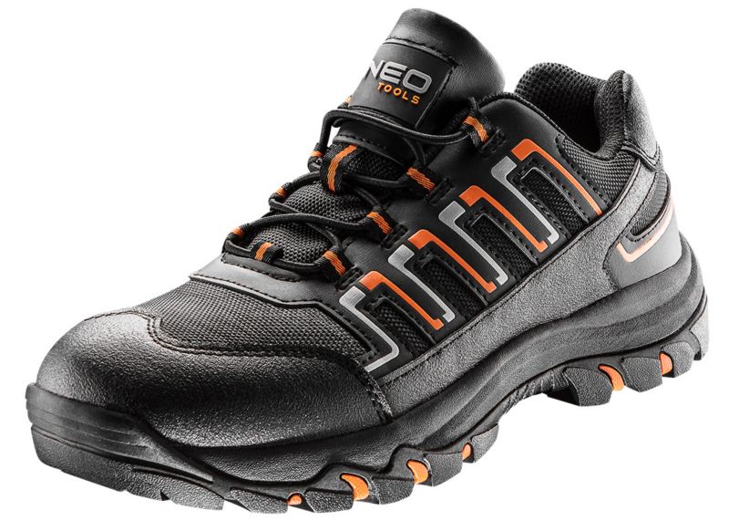 NEO TOOLS professionelle arbejdssko, størrelse 45, sort, 1 par