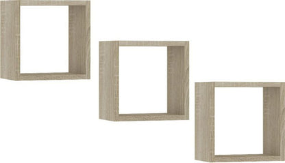 Akord K25 væghylde i Sonoma Eg 25 cm, mat Sonoma Eg-finish, 25x15x25 cm, 1 sæt